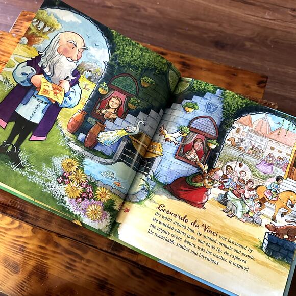 Neo Leo The Ageless Ideas Of Leonardo Di Vinci Hardcover Book - Picture 3 of 9